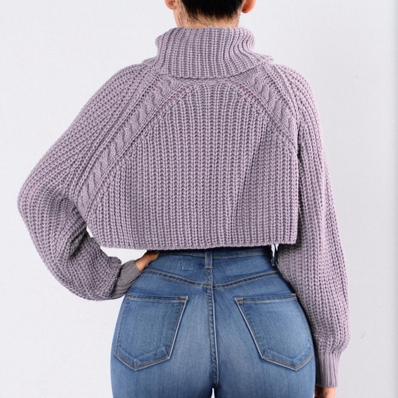(SOLD) Halina Sweater - Lavender - Picture 3 of 6